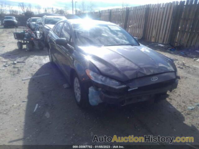 FORD FUSION S, 3FA6P0G79KR163070