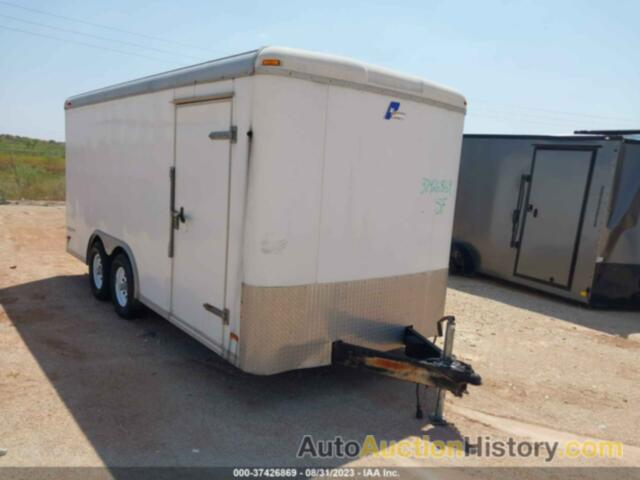 PACE AMERICAN 16' ENCLOSED CARGO T, 47ZUB162X4X028822
