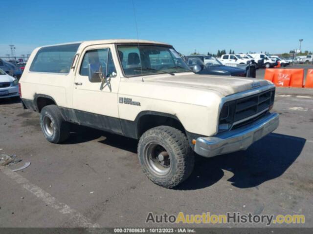 DODGE RAMCHARGER AW-100, 3B4GW12T1HM734338