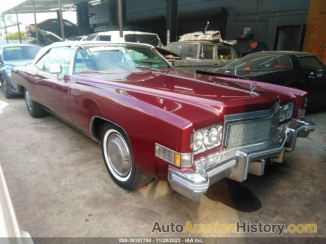 CADILLAC 2 DOOR COUPE, 6l67s40418416