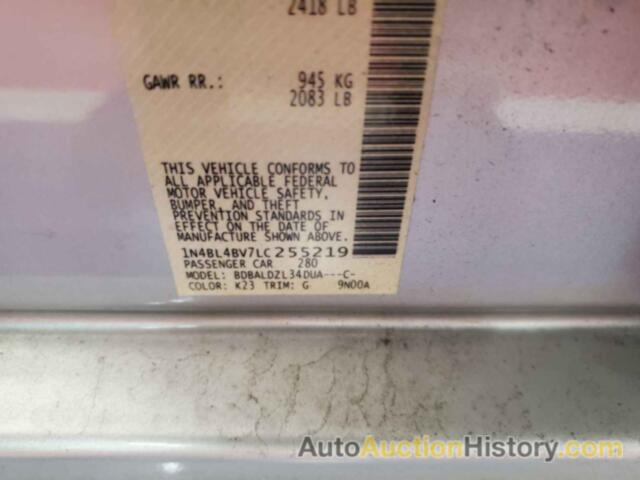 NISSAN ALTIMA S FWD, 1N4BL4BV7LC255219