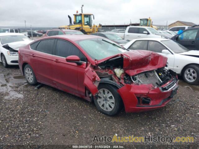 FORD FUSION S, 3FA6P0G78KR133106