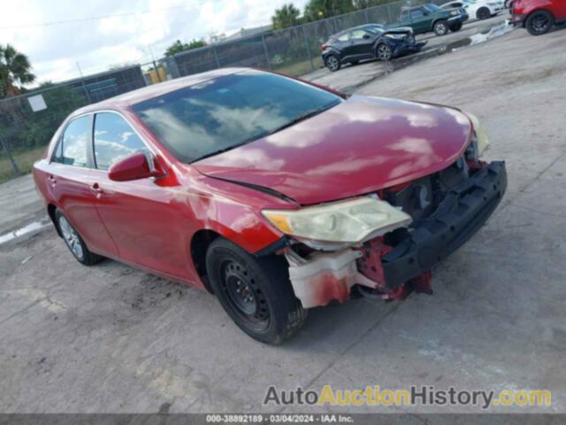 TOYOTA CAMRY SE/LE/XLE, 4T4BF1FK0CR178897