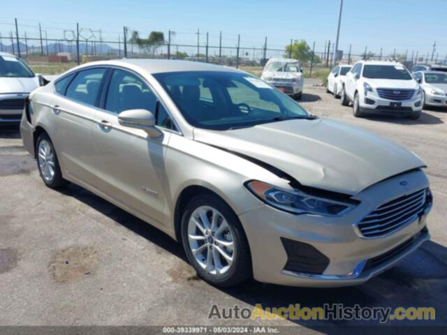 FORD FUSION HYBRID SEL, 3FA6P0MUXKR239891